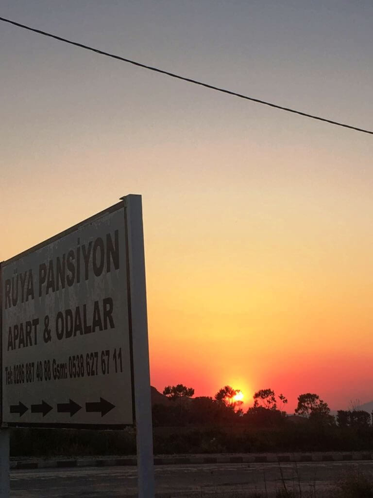 Gökçeada Pansiyon Gün Batımı